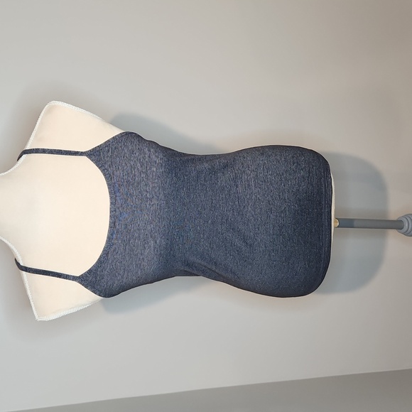 💥 Lululemon Power Y Tank *LuonHeathered Black - Picture 3 of 6